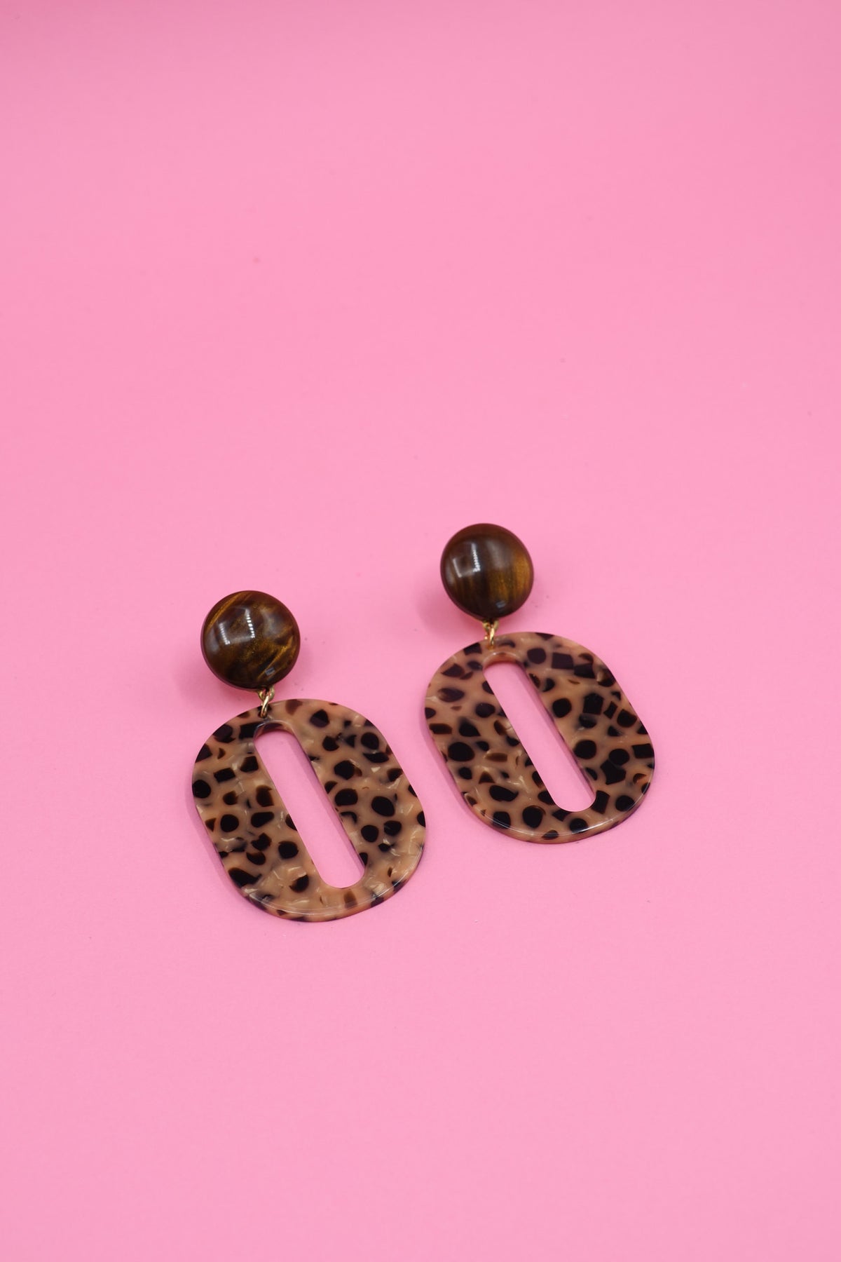 Boucles Alice - Marron et Léopard