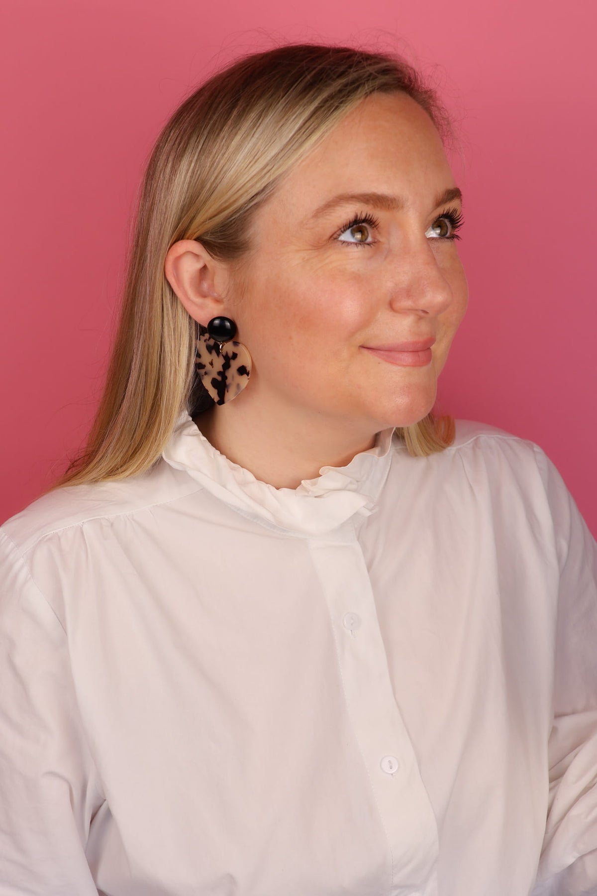 Boucles Coeur - Noir et écaille