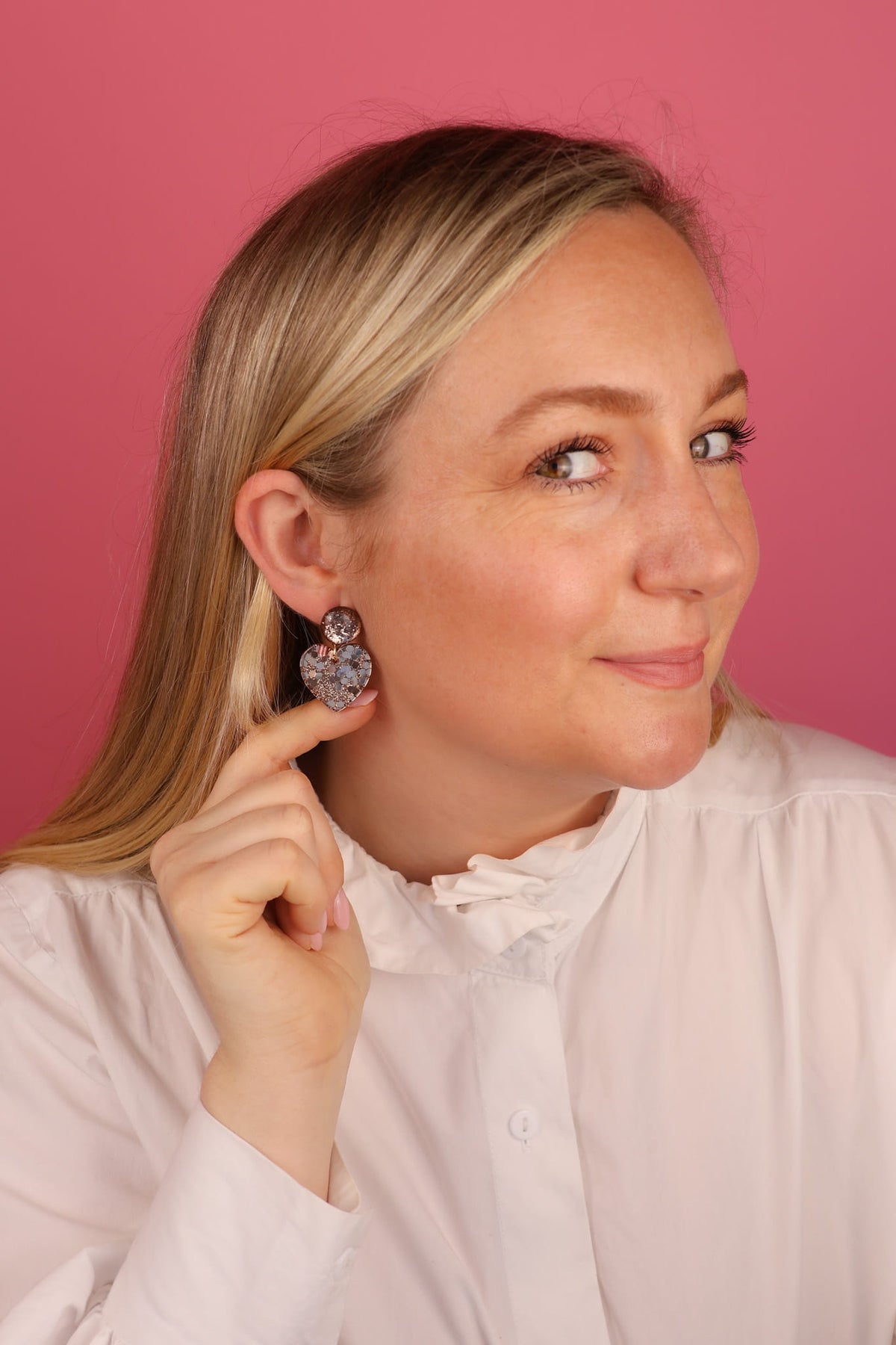 Boucles Mini Coeur - Dorées